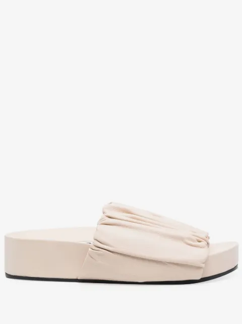 Jil Sander Sandalen mit Plateau