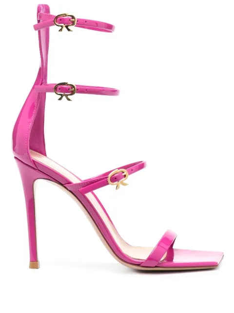 Gianvito Rossi Ribbon Uptown 105mm leather sandals 