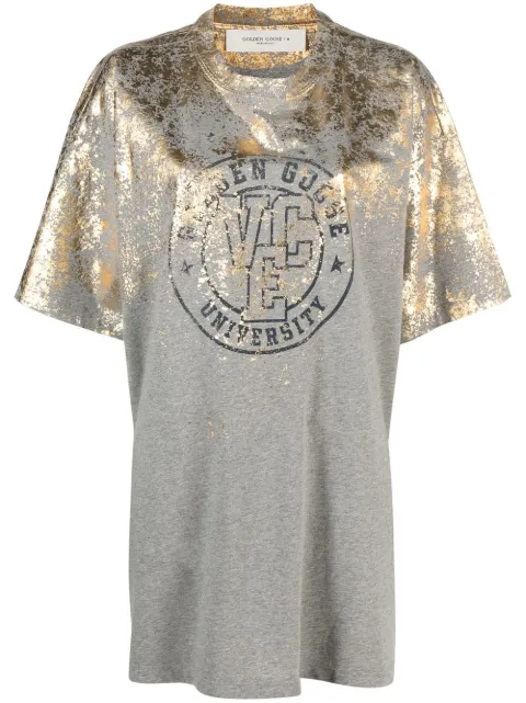Golden Goose - logo-print short-sleeved T-shirt