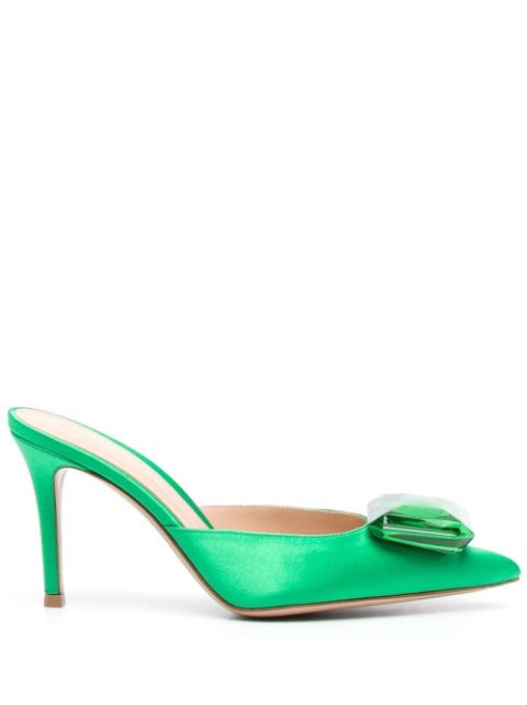 Gianvito Rossi Jaipur 85mm satin mules Women