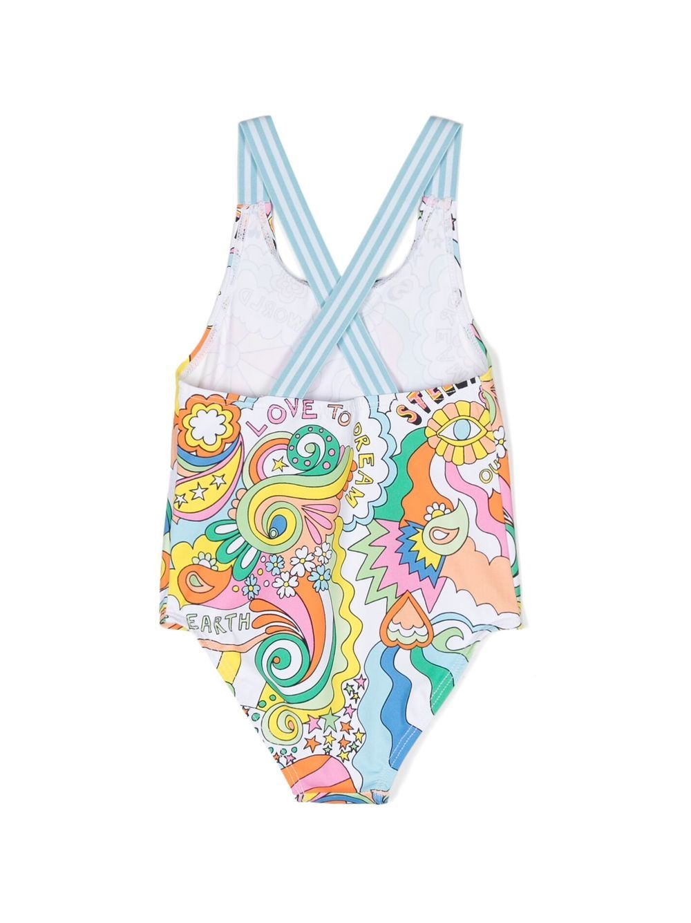 Image 2 of Stella McCartney Kids graphic-print swimsuit