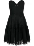 Costarellos Esme floral-lace dress - Black