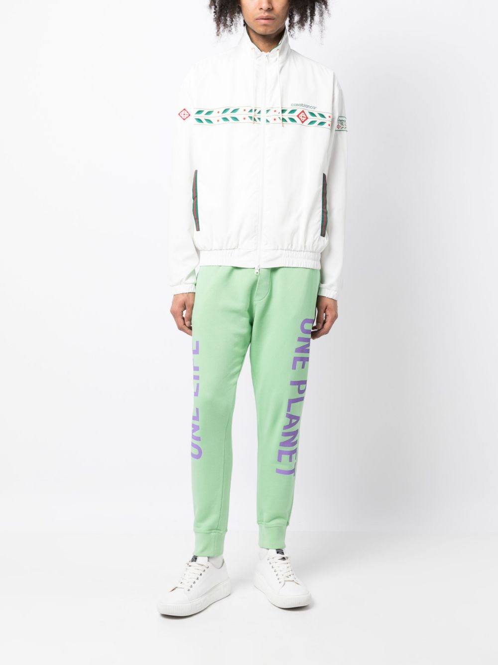 Dsquared2 Trainingsbroek met logoprint - Groen