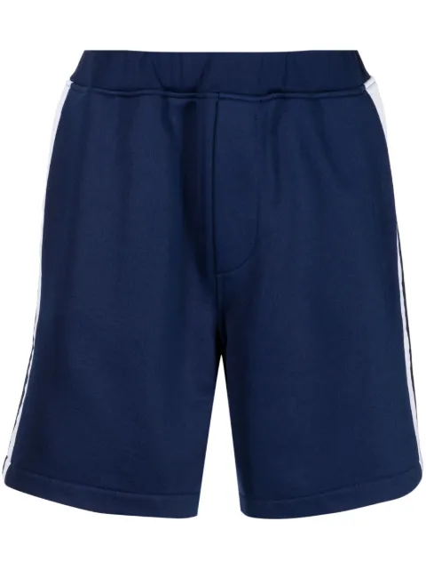 DSQUARED2 striped-edge track shorts 