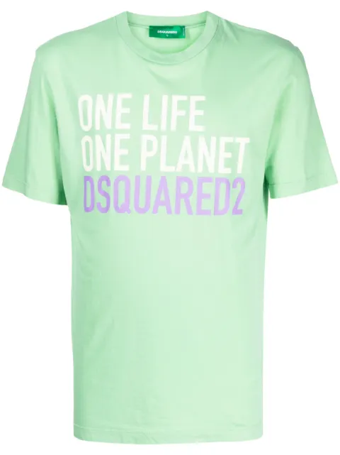 logo-print round-neck T-shirt