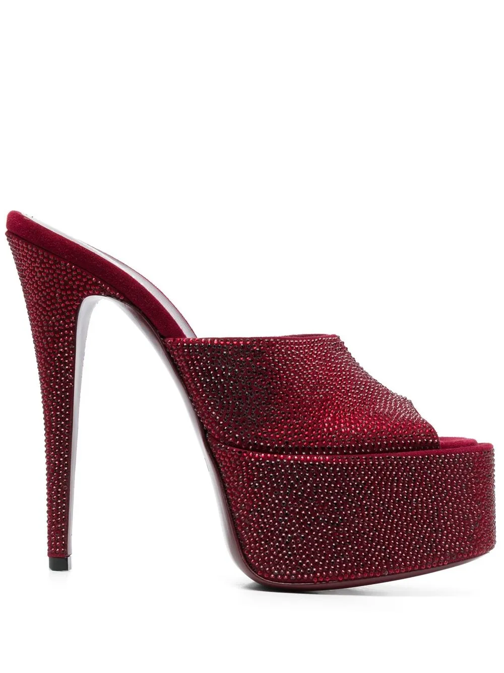 

Paris Texas Holly Marina mules - Red