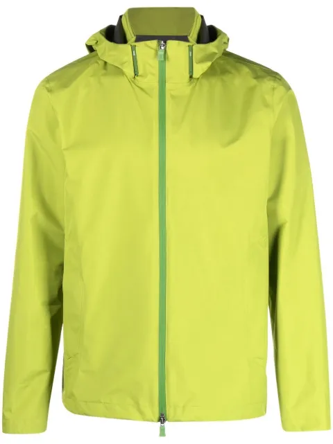 Herno zipped-up hooded jacket