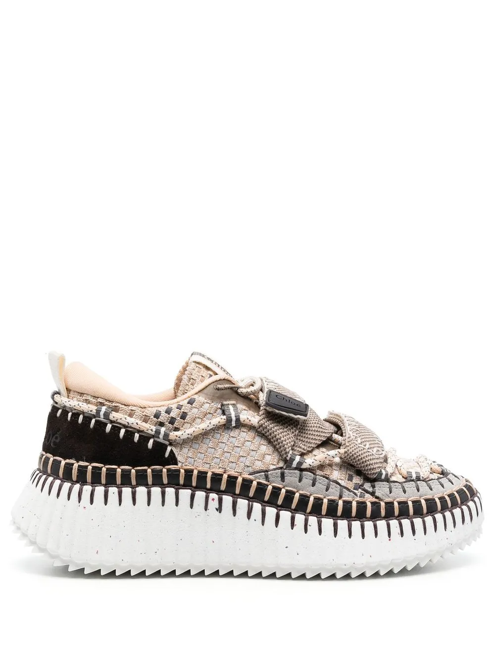 

Chloé Nama slip-on sneakers - Brown