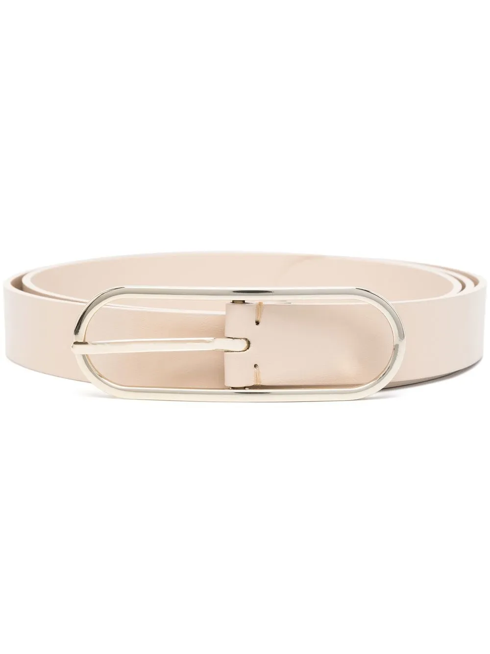 

Erika Cavallini leather buckled belt - Neutrals