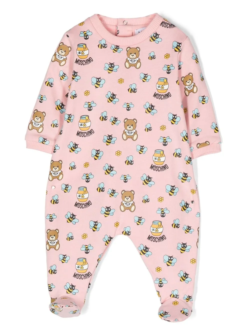 

Moschino Kids pijama con motivo Teddy Bear - Rosado