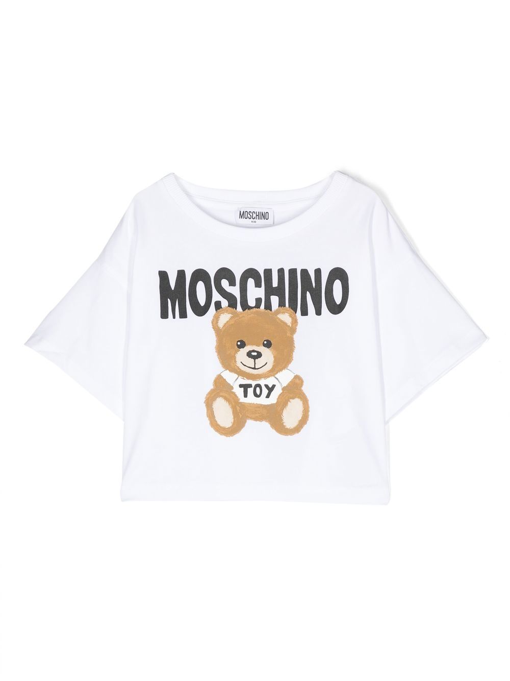 

Moschino Kids playera con motivo Teddy Bear - Blanco