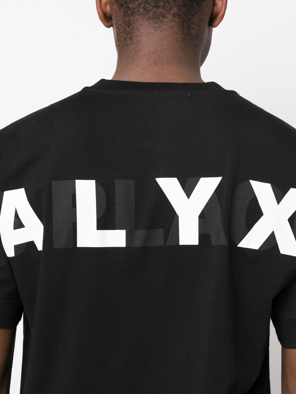 Shop Alyx Logo-print Cotton T-shirt In Black