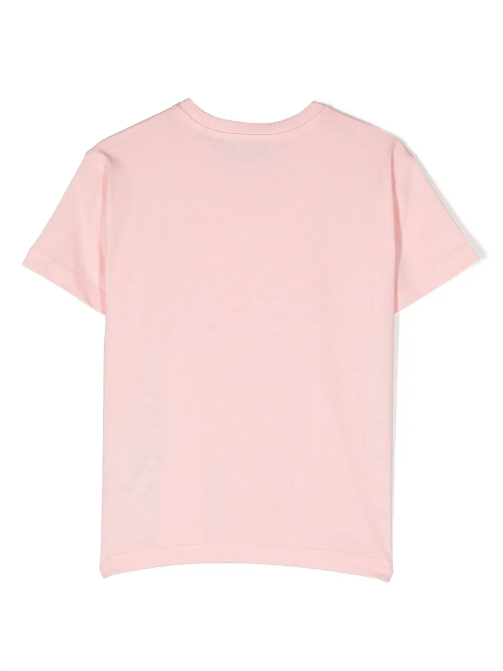 Moschino Kids T-shirt met logoprint - Roze