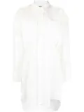 MSGM broderie-anglaise cutout shirt-dress - White