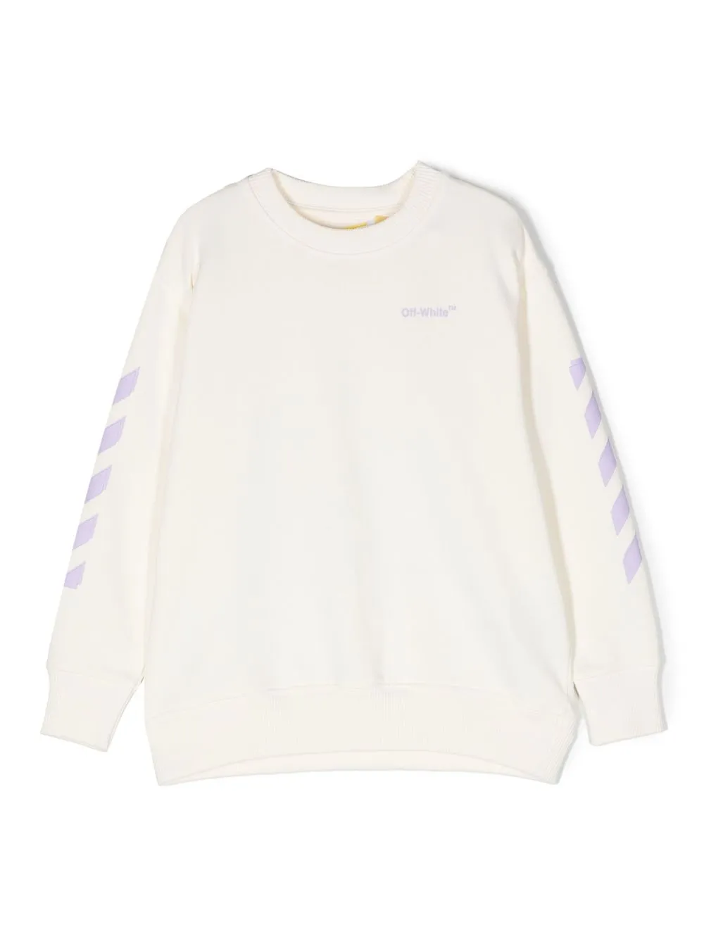 

Off-White Kids logo-print cotton sweatshirt - Neutrals