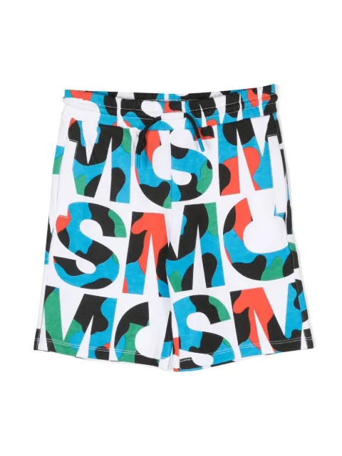 Stella McCartney Kids شورت بطبعة حرف