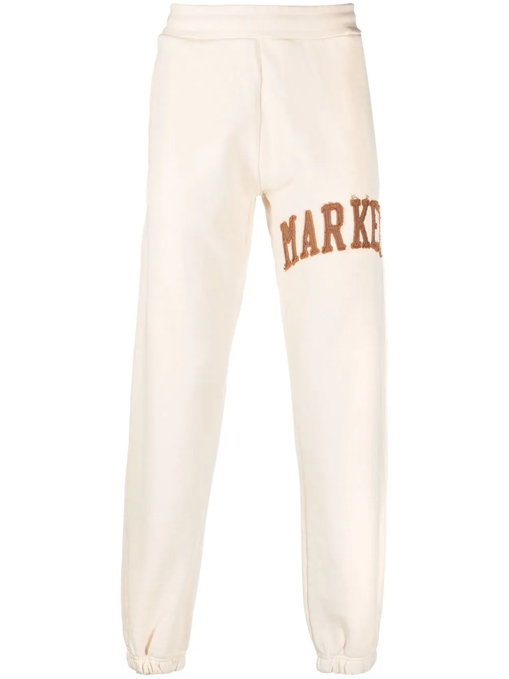 

MARKET logo-appliqué track pants - Neutrals