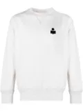 MARANT Mike logo-embroidered sweatshirt - White
