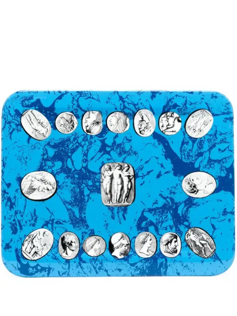 Fornasetti Cammei printed tray