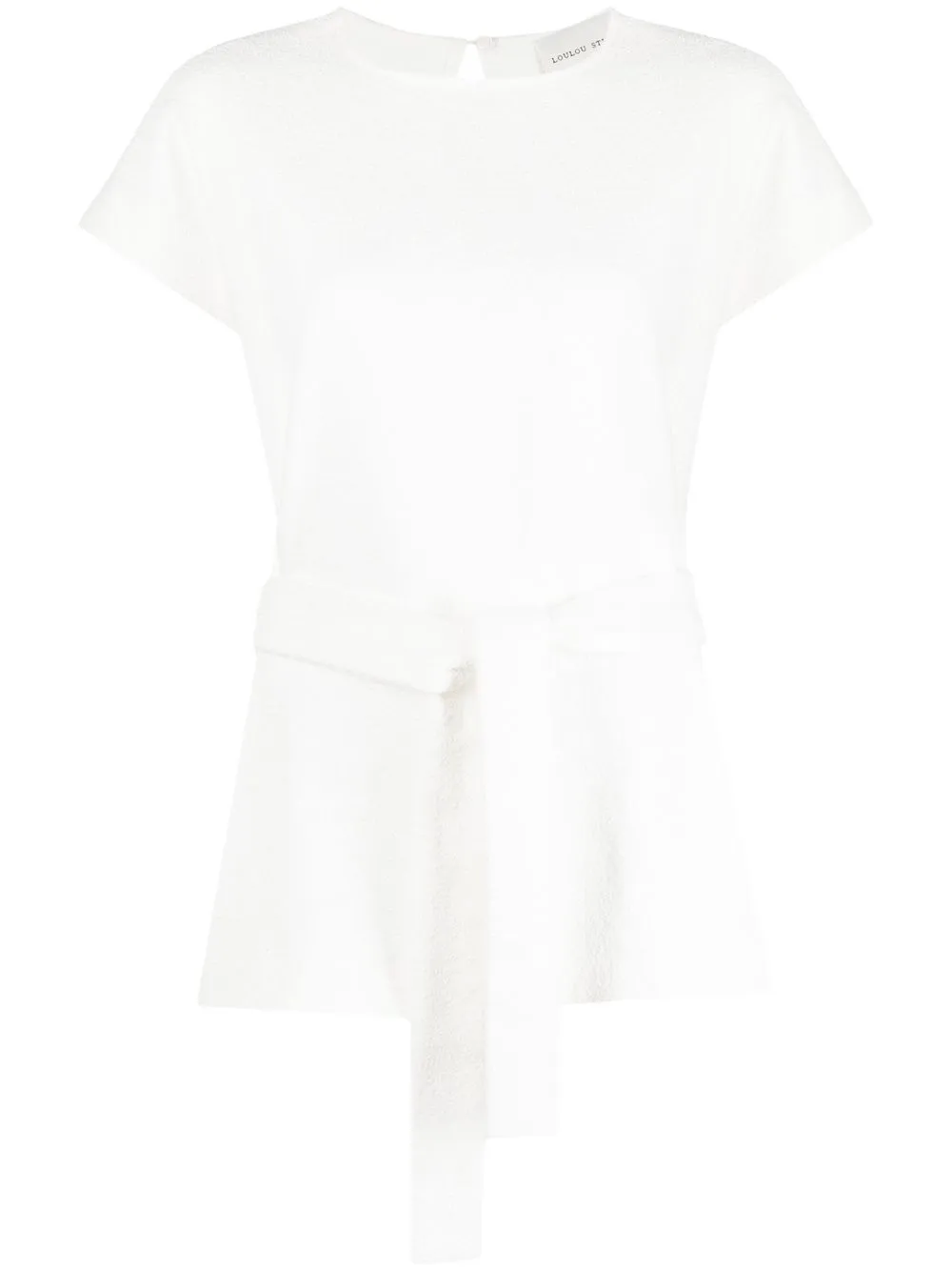 

Loulou Studio tie-waist T-Shirt - White