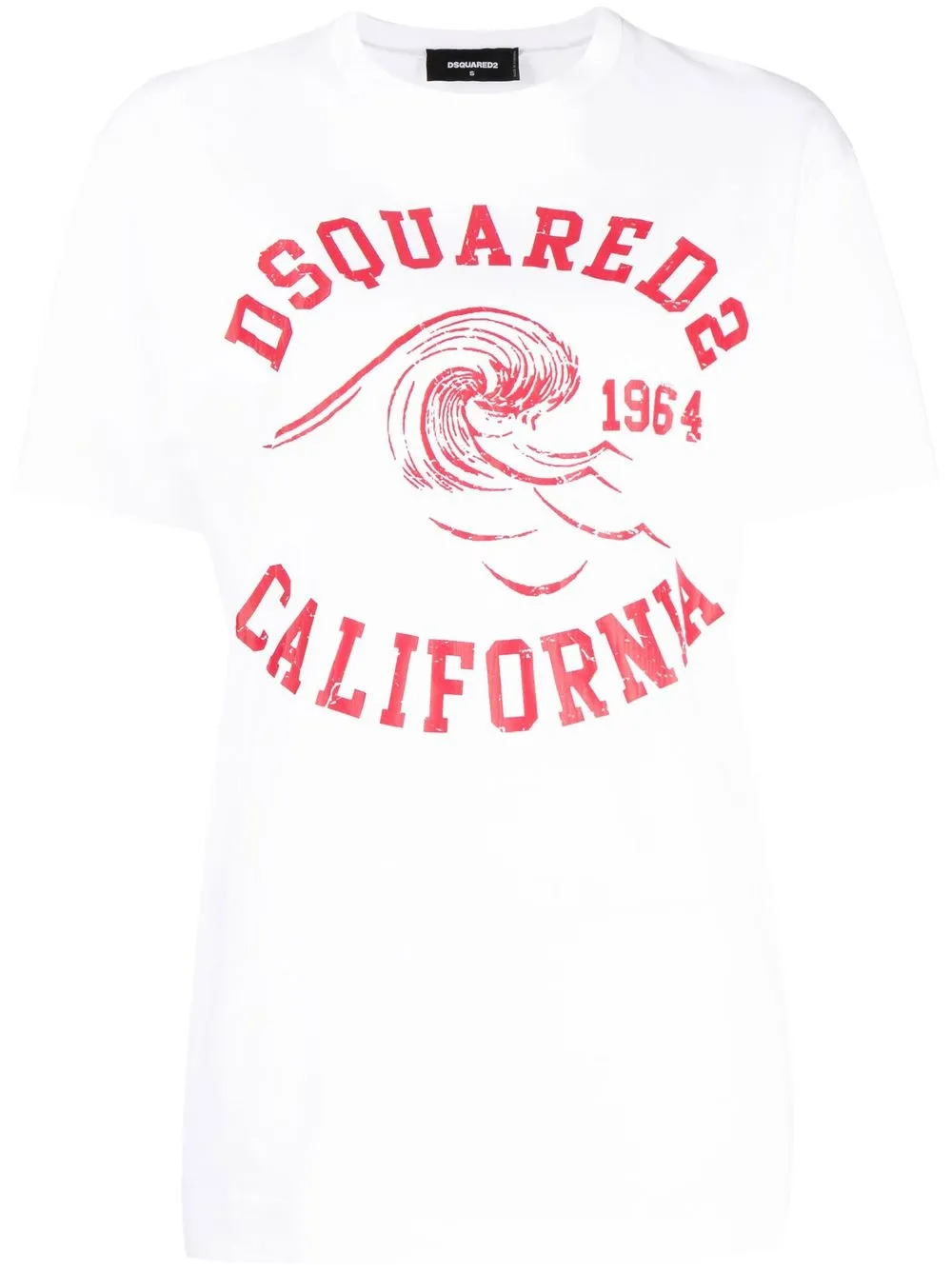 

Dsquared2 print cotton T-shirt - White