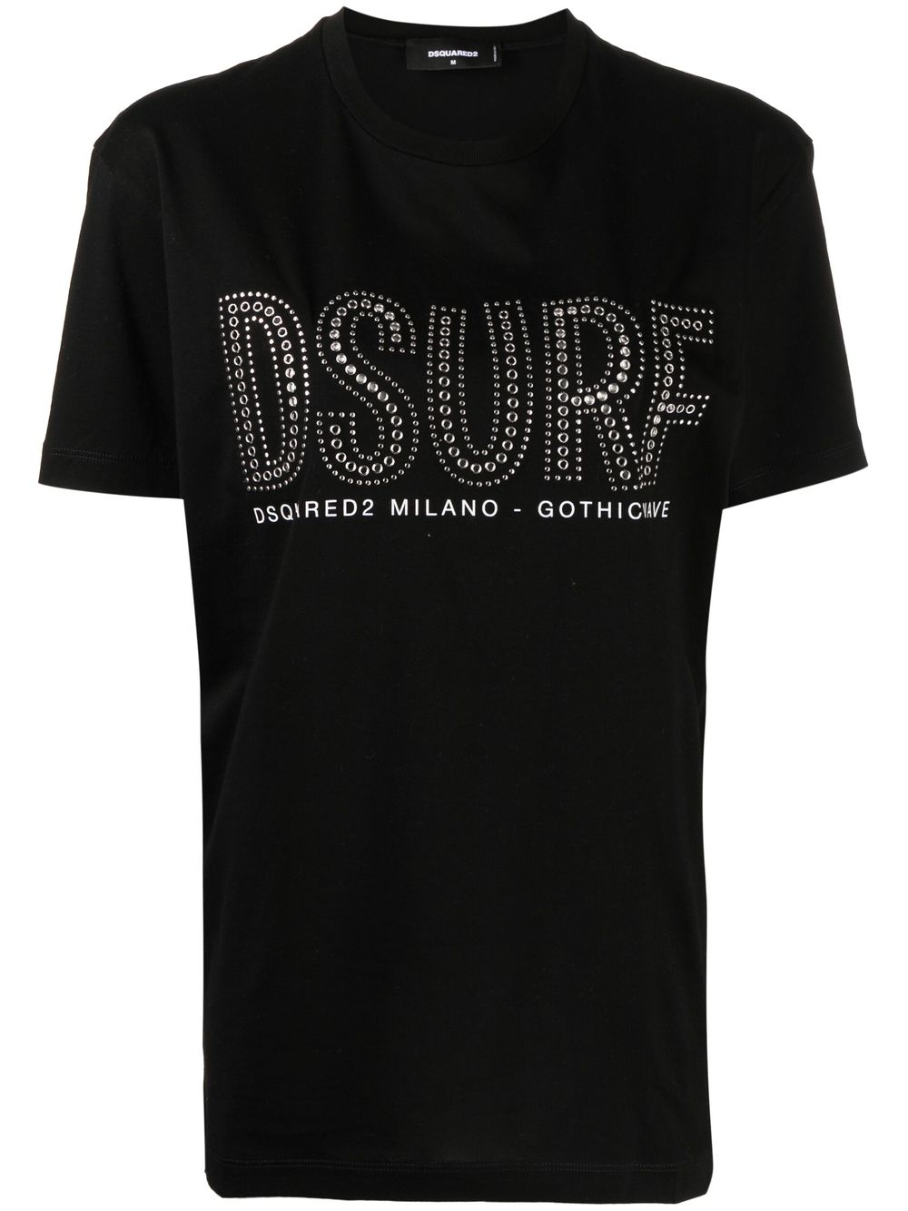 Shop Dsquared2 Logo-print Short-sleeved T-shirt In Schwarz