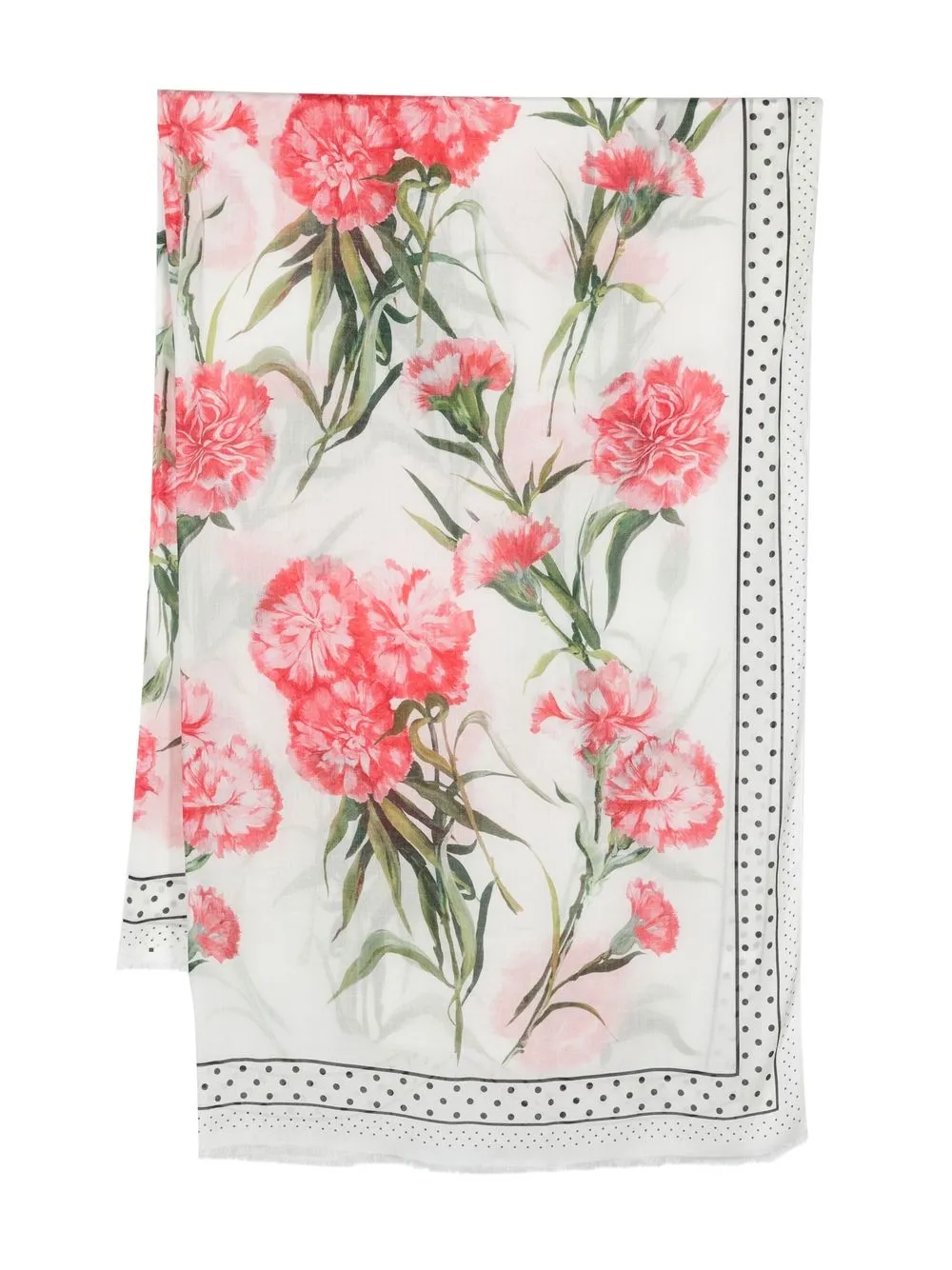 

Dolce & Gabbana floral-print scarf - White