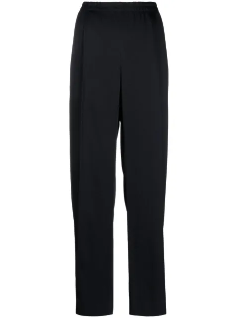 Vince elasticated-waist straight-leg trousers  