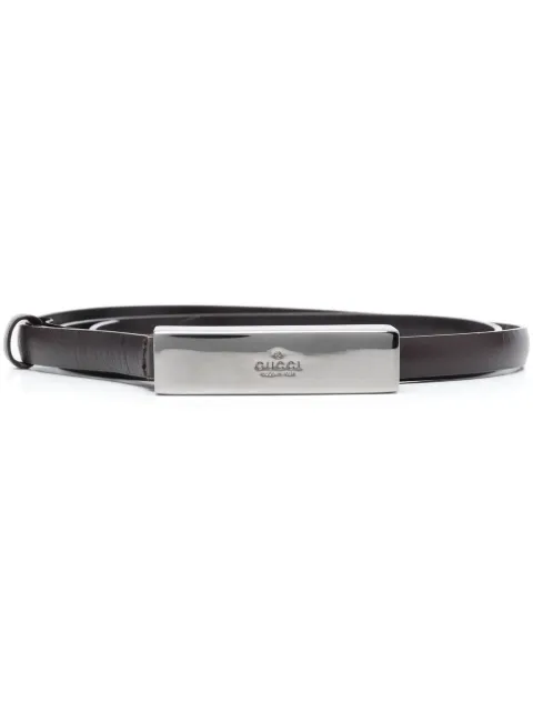 Gucci Pre-Owned ceinture à plaque logo (années 2010)
