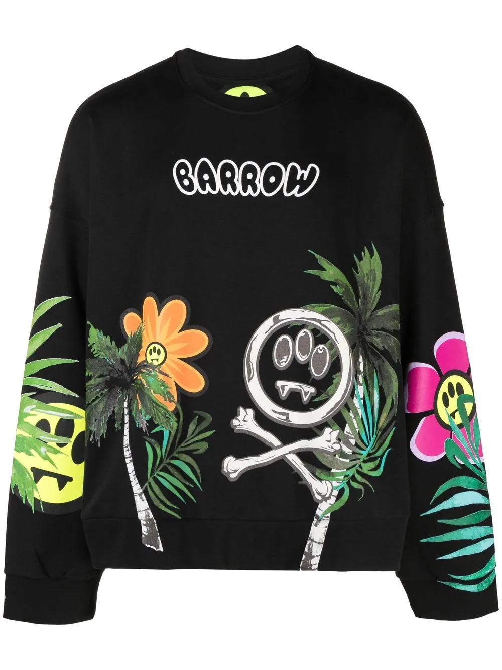 

BARROW logo-print detail sweatshirt - Black