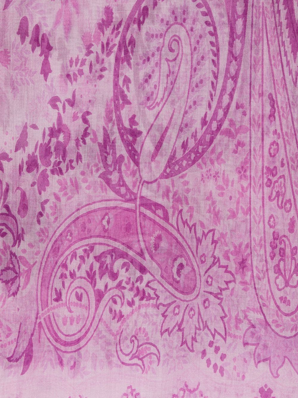 Shop Etro All-over Paisley-print Scarf In Pink