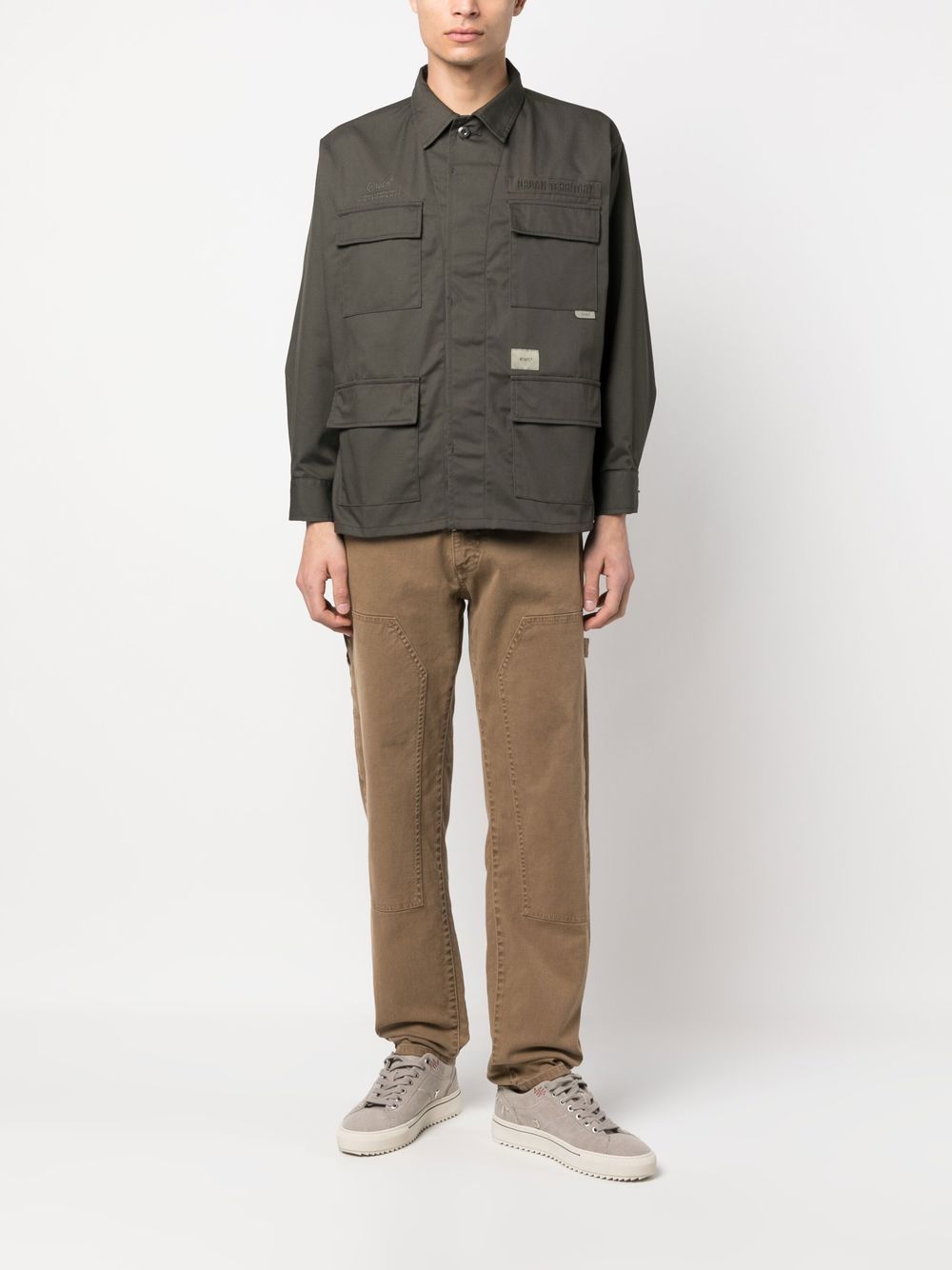 Image 2 of WTAPS flap pockets shirt jacket