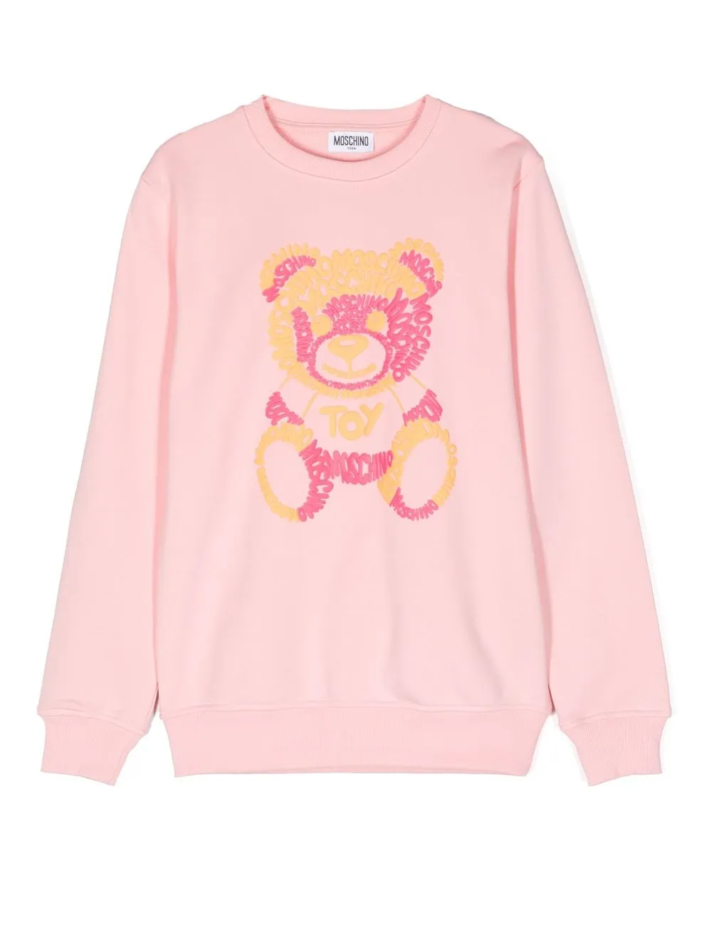 

Moschino Kids sudadera con motivo Teddy Bear - Rosado