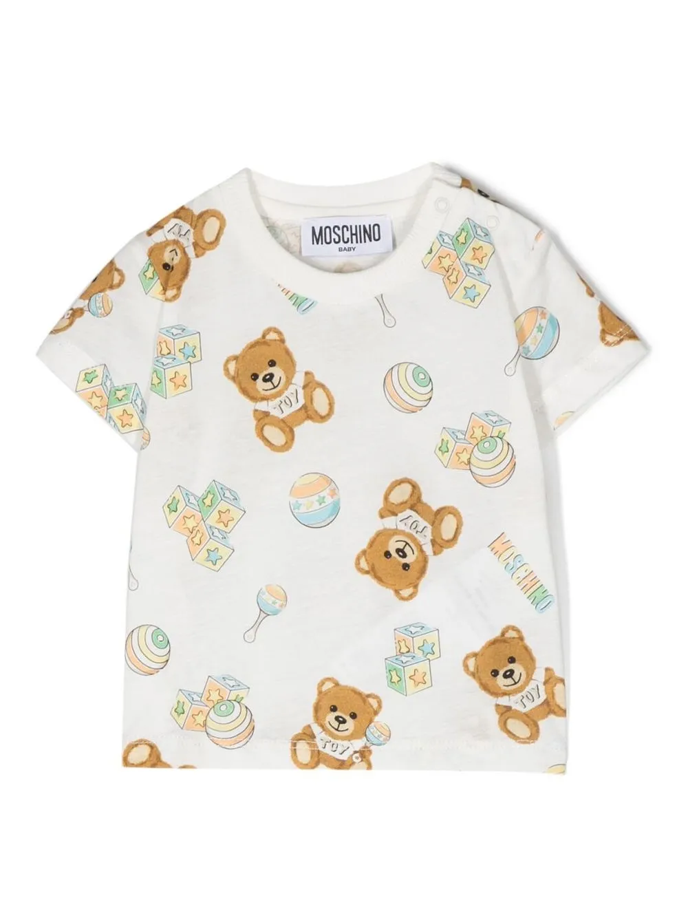 

Moschino Kids Teddy Bear motif T-shirt - White