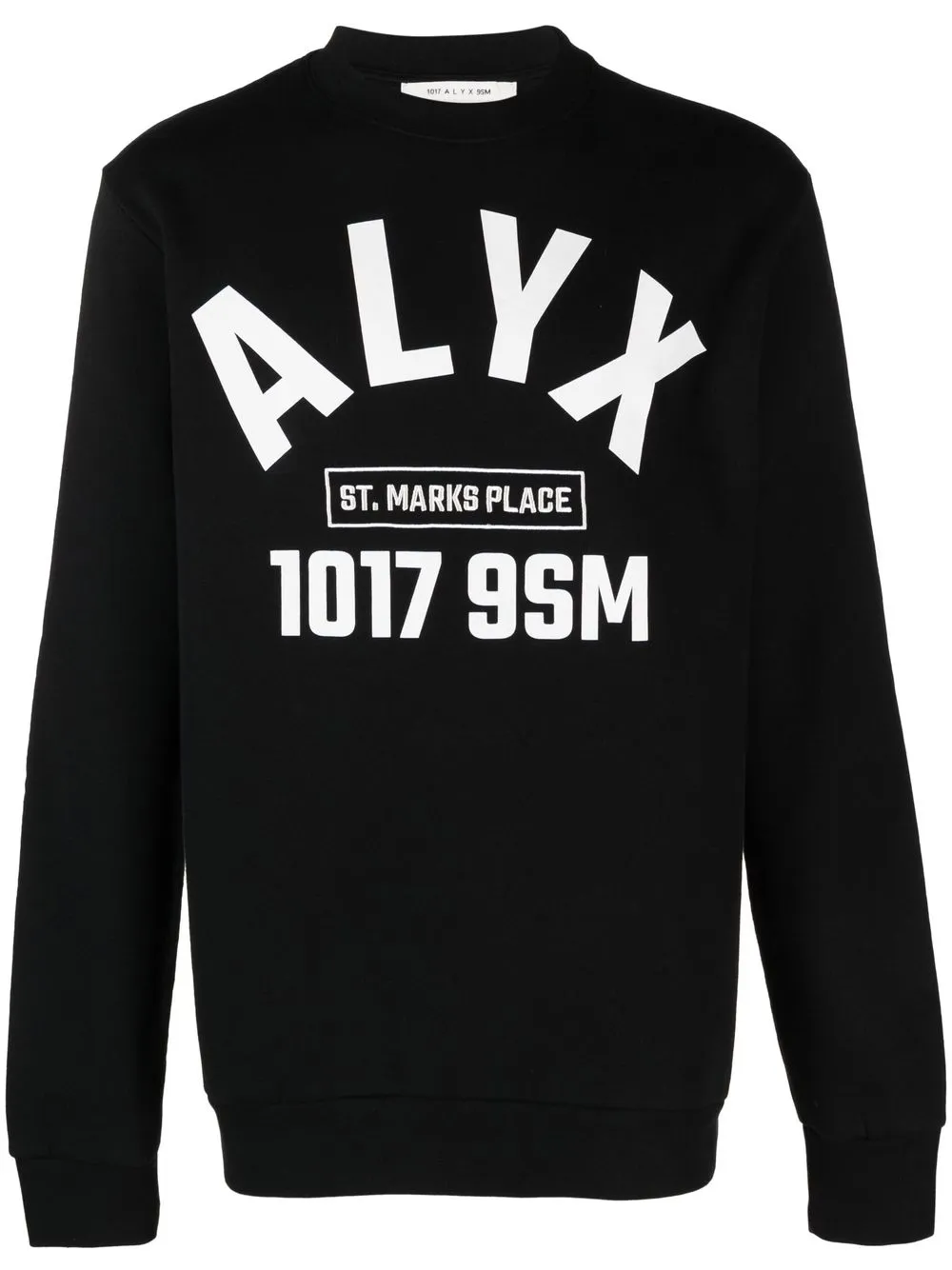 

1017 ALYX 9SM logo-print crew-neck sweatshirt - Black