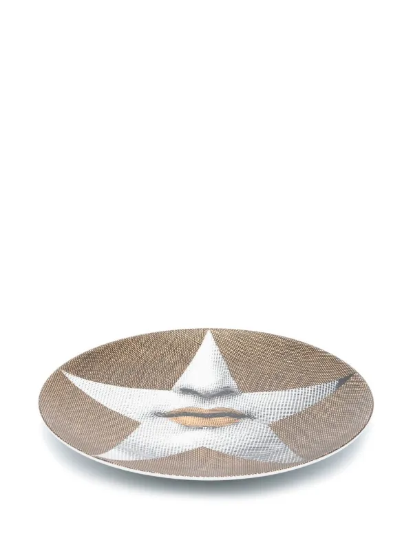 Fornasetti Tema e Variazioni n.399 Plate | Gold | FARFETCH