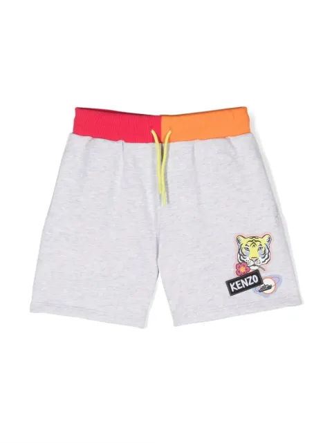 Kenzo Kids short de sport à imprimé graphique