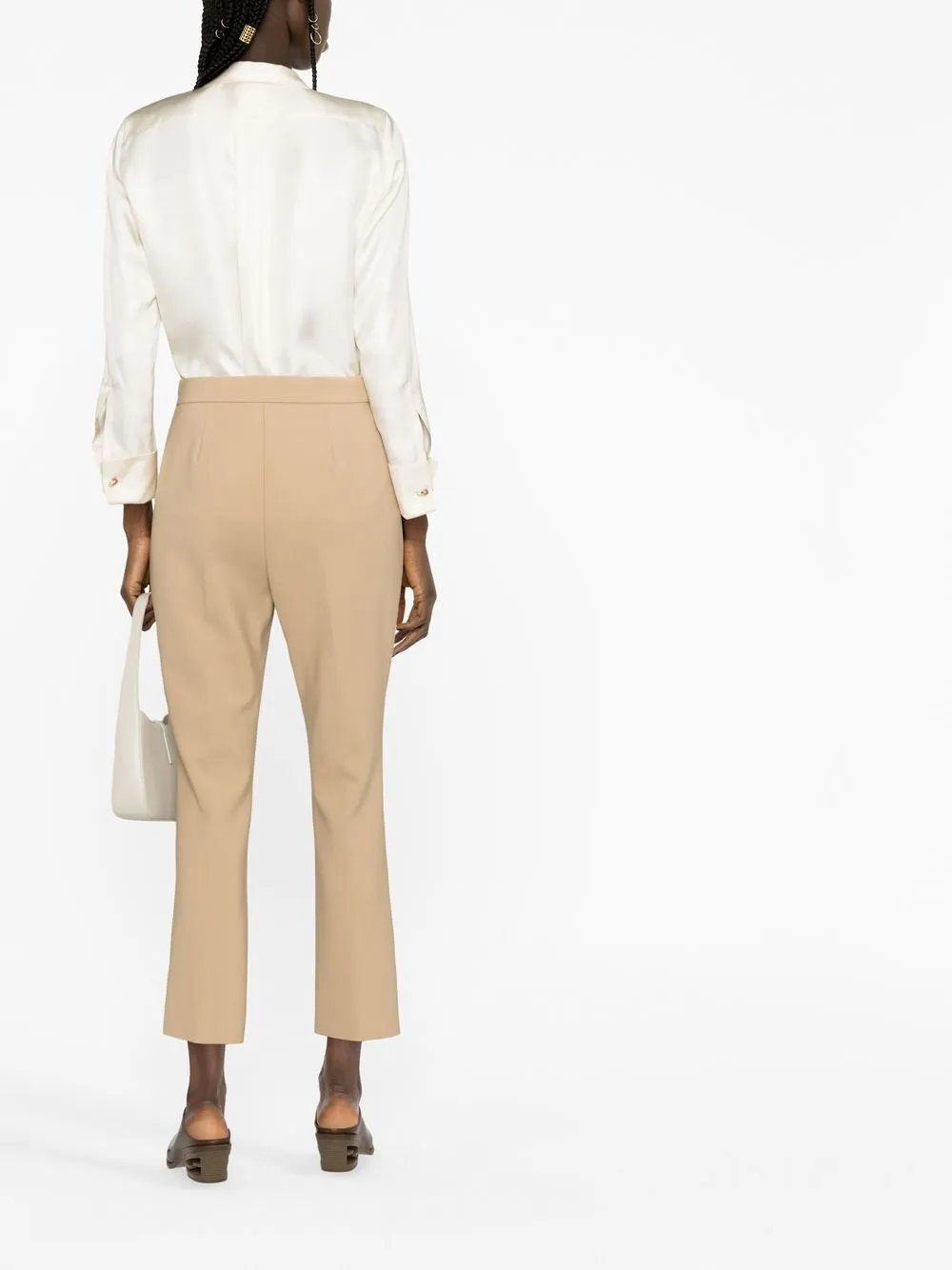 Max Mara Kick-flare Trousers In Neutral