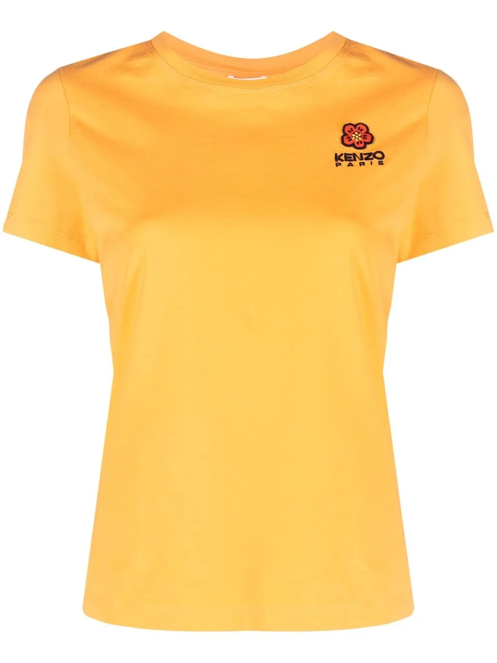 

Kenzo playera con logo bordado - Naranja