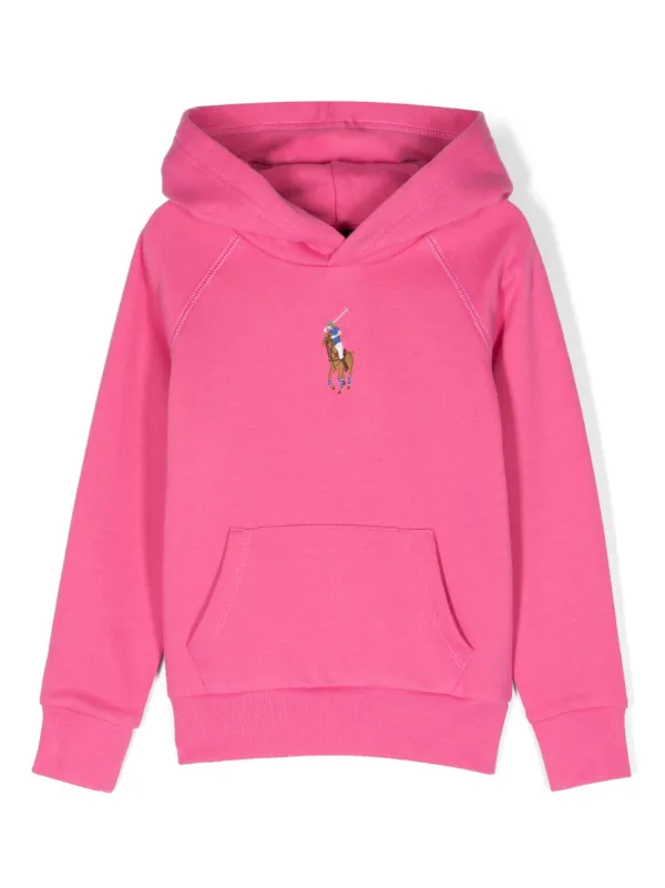 Junior Girls' [7-16] French Knot Big Pony Fleece Hoodie, Ralph Lauren  Childrenswear