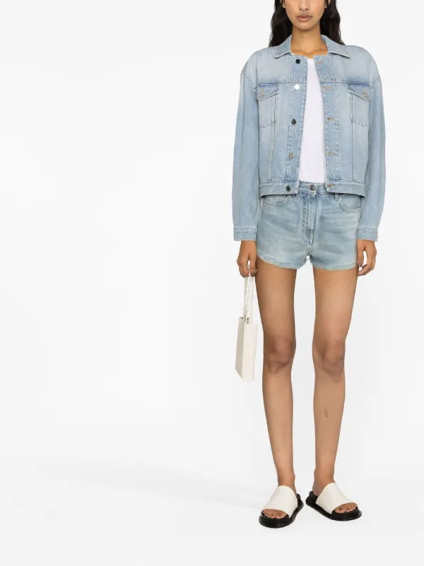【関税込み】Loulou de Saison ブルー Dave デニムジャケット LouLou De Saison デニムジャケット | ブルー | FARFETCH JP