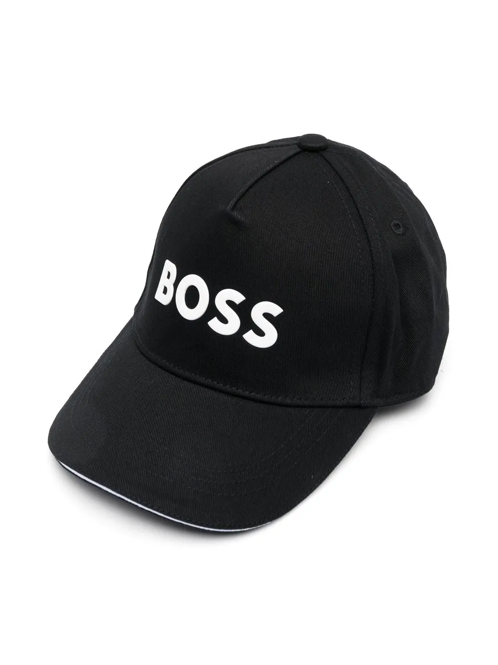 

BOSS Kidswear gorra con logo estampado - Negro