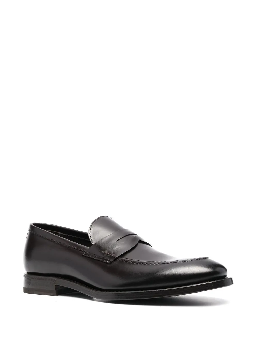 Henderson Baracco Leren loafers - Bruin