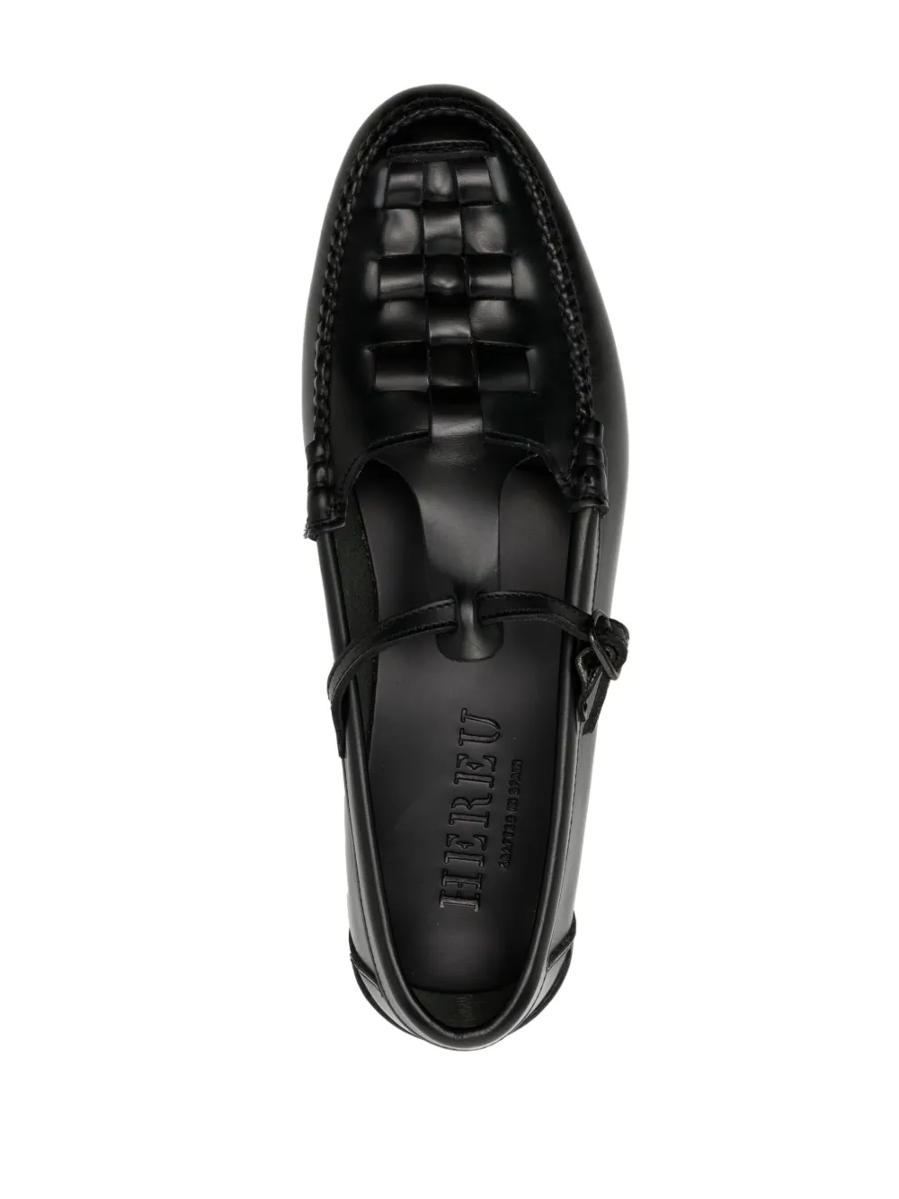 Hereu Maqueda Interwoven Tbar Loafers Farfetch