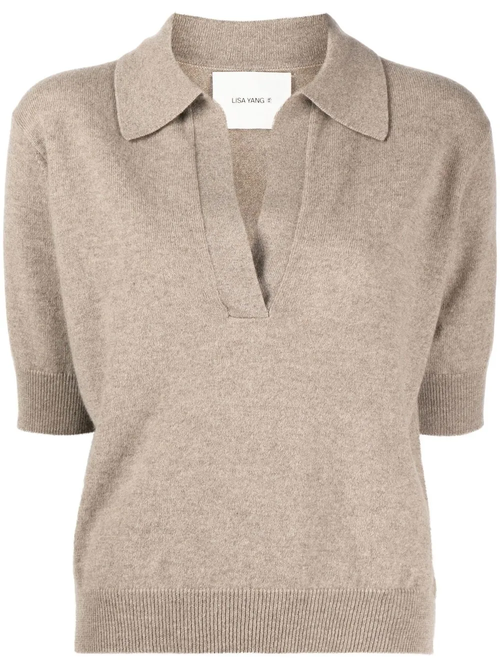 

Lisa Yang cashmere knitted top - Neutrals