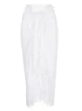 Melissa Odabash tassel-trim sarong - White