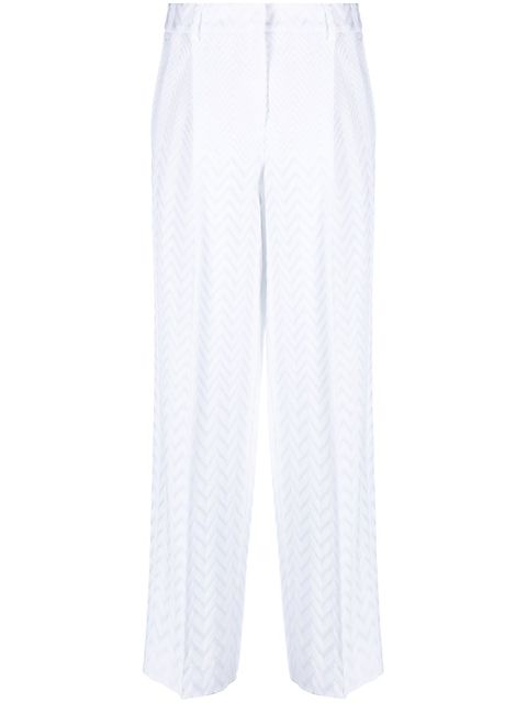 Missoni zigzag wide-leg trousers 