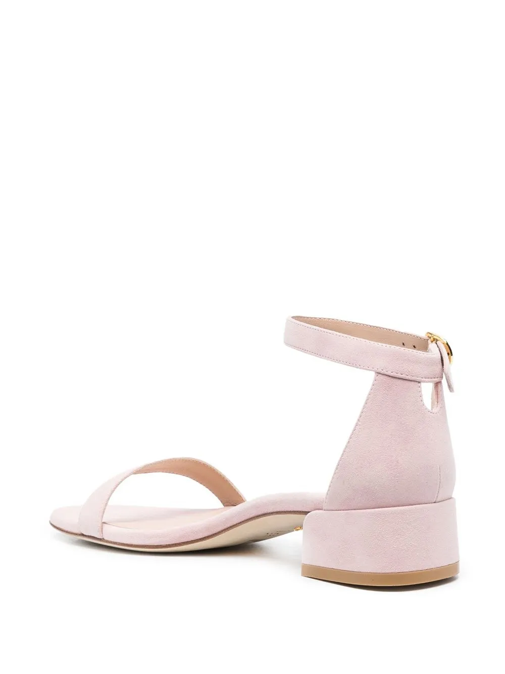 Stuart Weitzman Suede Sandals In Pink