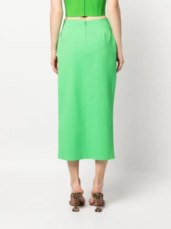 Giuseppe Di Morabito Jupe Fendue à Taille Haute Vert FARFETCH TN