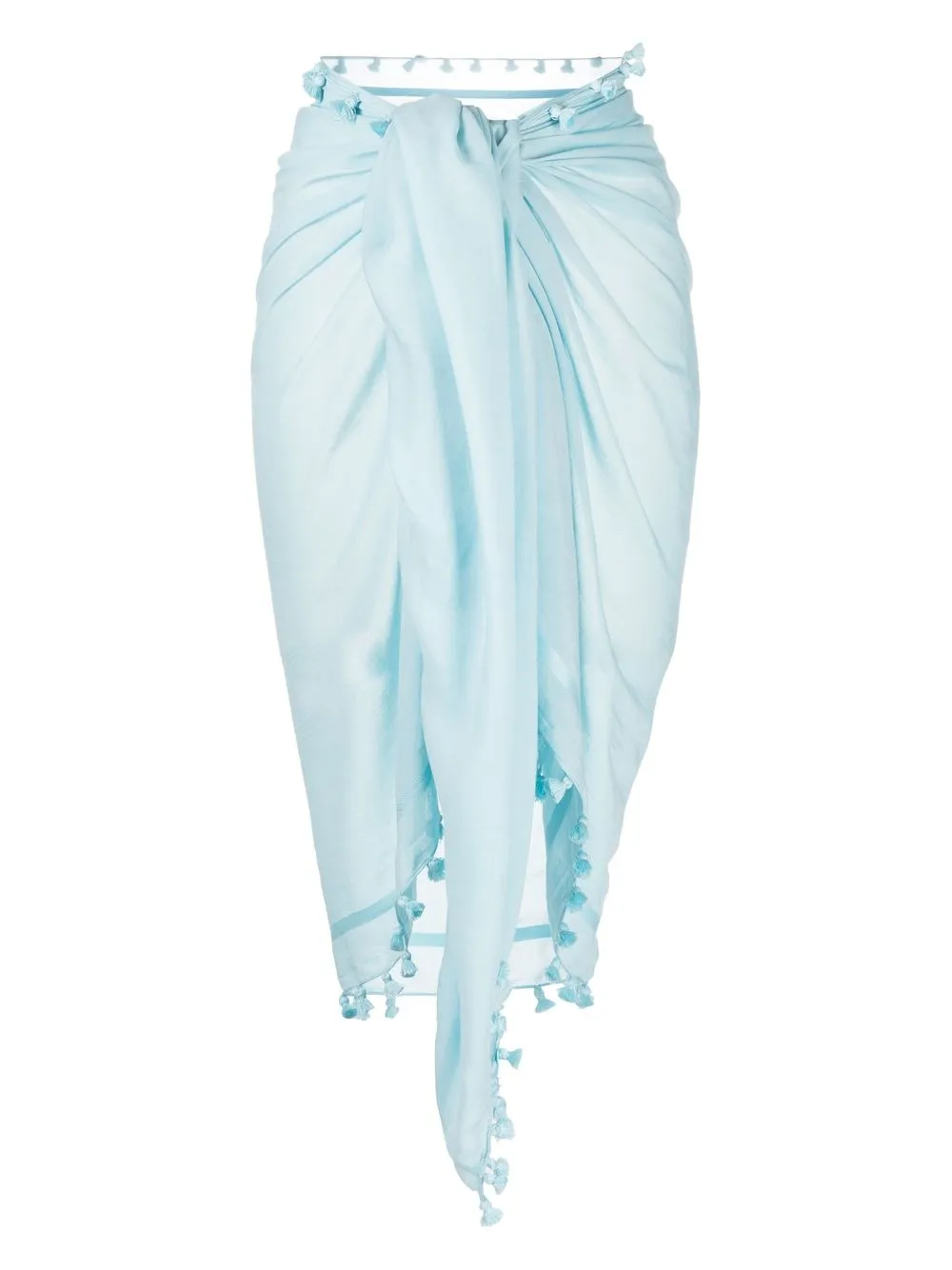 

Melissa Odabash tassel-trim sarong - Blue